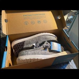 Hey dude Youth shoes brand-new never been worn never even been tried on.